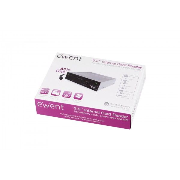 Ewent, Lettore di smart card USB-C Smart Card Reader USB tipo C