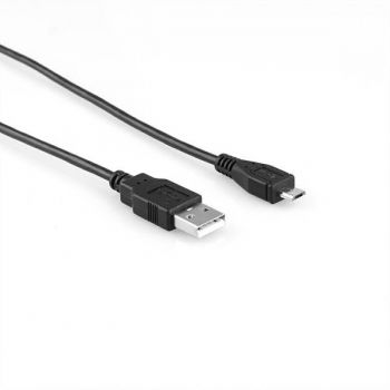 CAVO USB2.0 AM/MICRO B, 28AWG COL. NERO, 1,8M SAM. COMP. MACH POWER